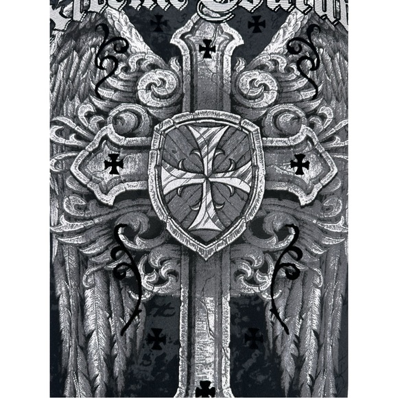 Xtreme Couture By Affliction Men's Muscle T-shirt Tank Top Ragged Faith - Picture 6 of 11